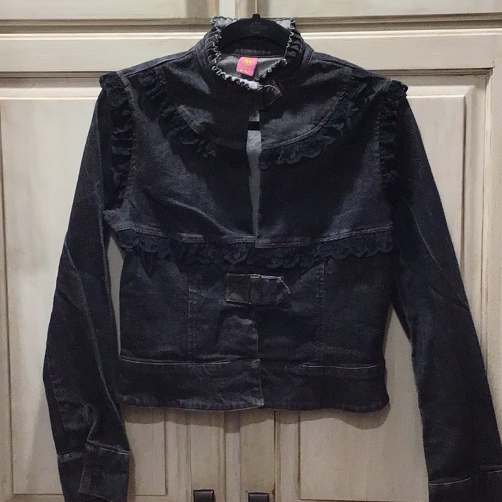 Damada Western Jacket Stretch Denim Lace